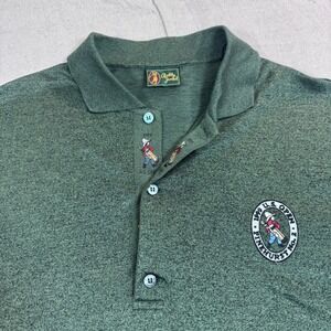 VTG Bobby Jones Polo Shirt Mens M Green 1999 US Open Pinehurst No 2 Italy